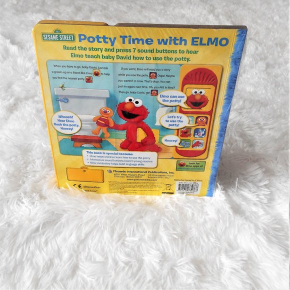 Sesame Street Potty Time with Elmo Play A Sound Book - Picture 7 of 11